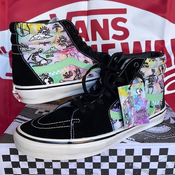 Vans Skate Sk8-Hi Show Room Shroom Doom Black/Green Men’s sneakers - Picture 10 of 16